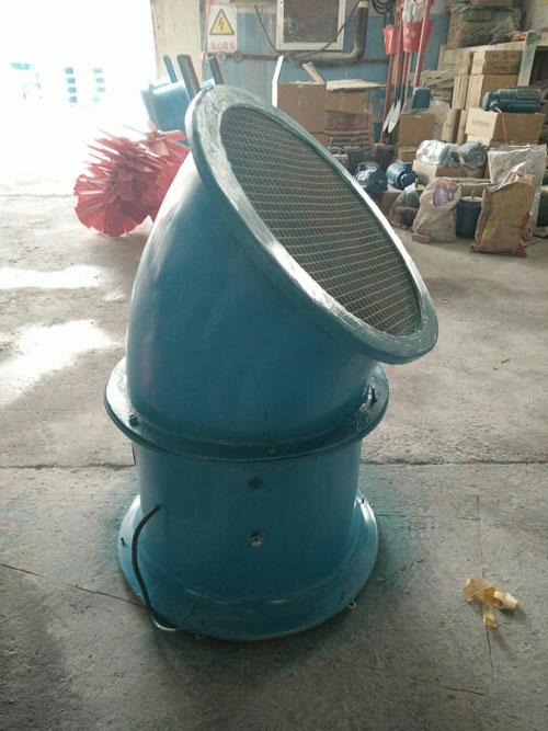 玻璃鋼軸流風機配45度防雨罩